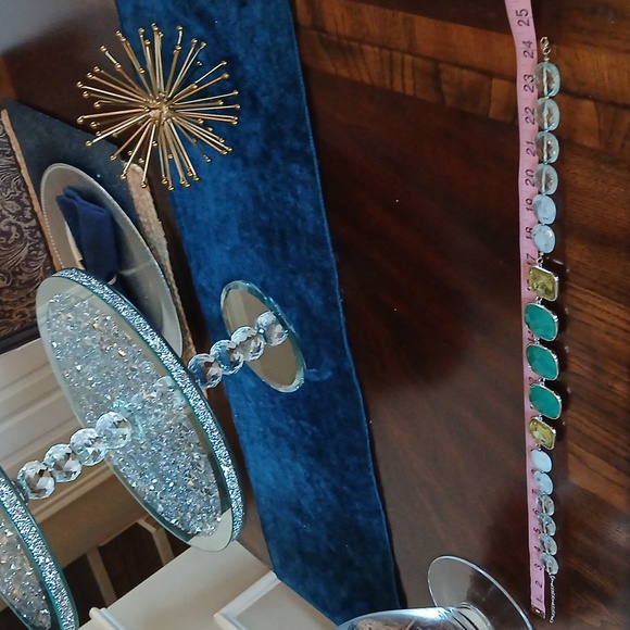 Chunky Multicolor Faceted Stament Necklace - Picture 16 of 17